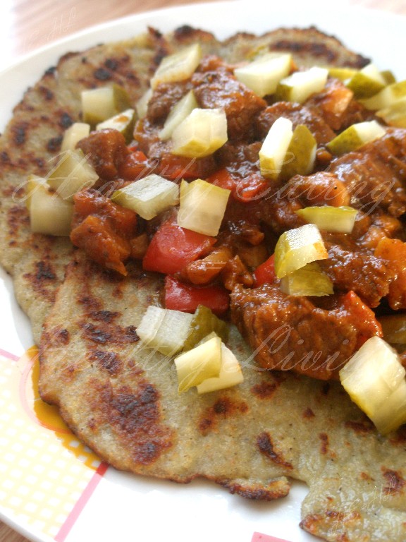 Fritters with beef