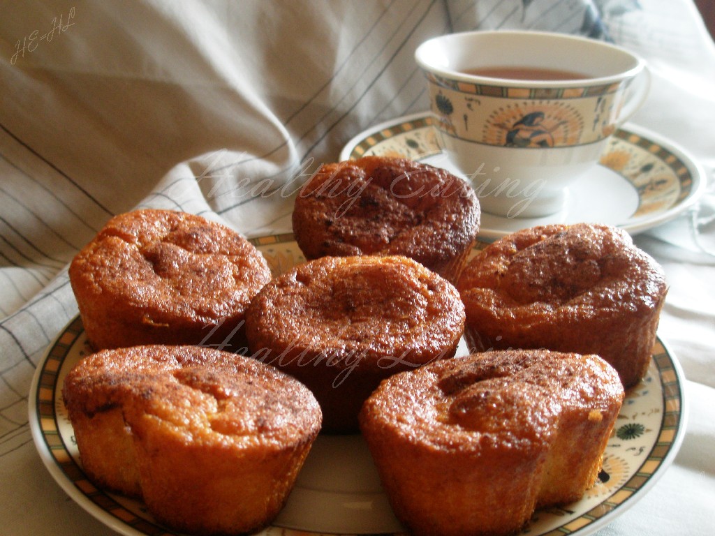 Muffins with millet and nut flours