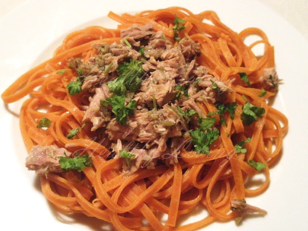 Tagliatelle with tuna