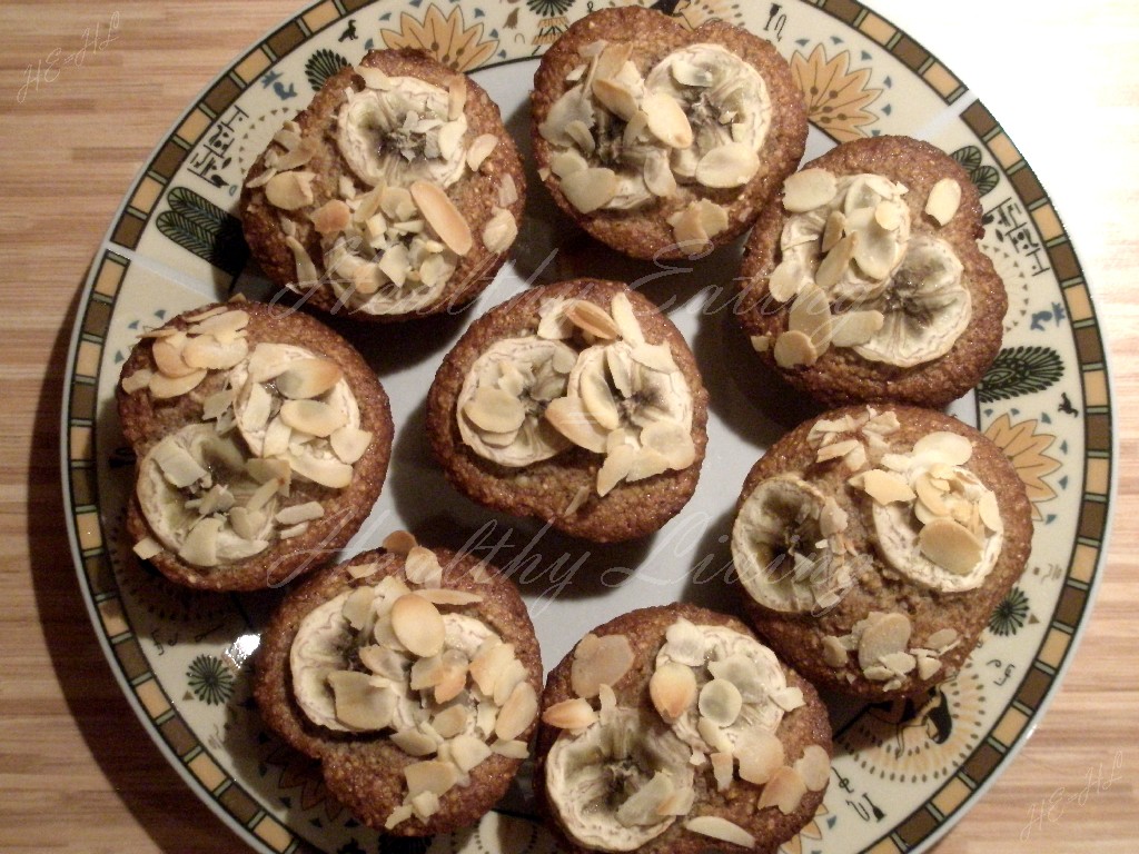 Heart-shaped muffins