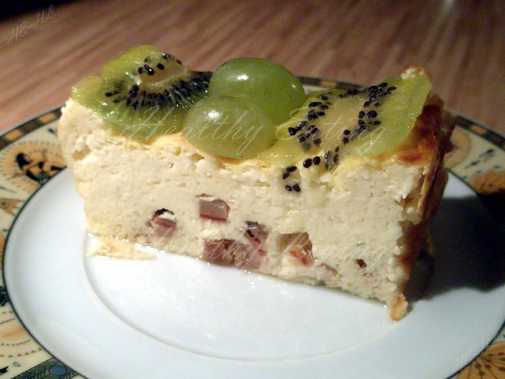 Yogurt cake with dates