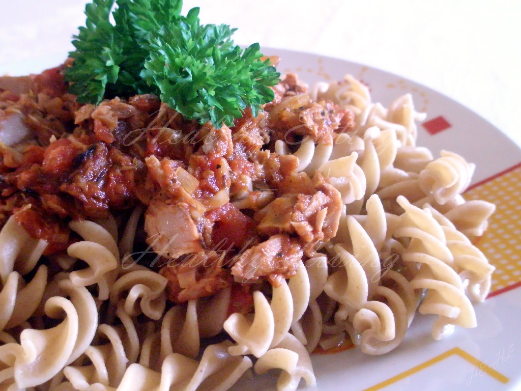 Fusilli with tuna