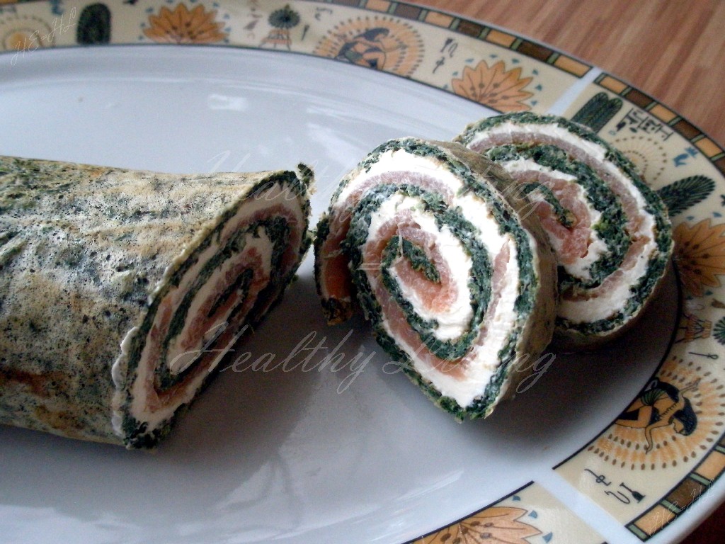 Spinach roulade