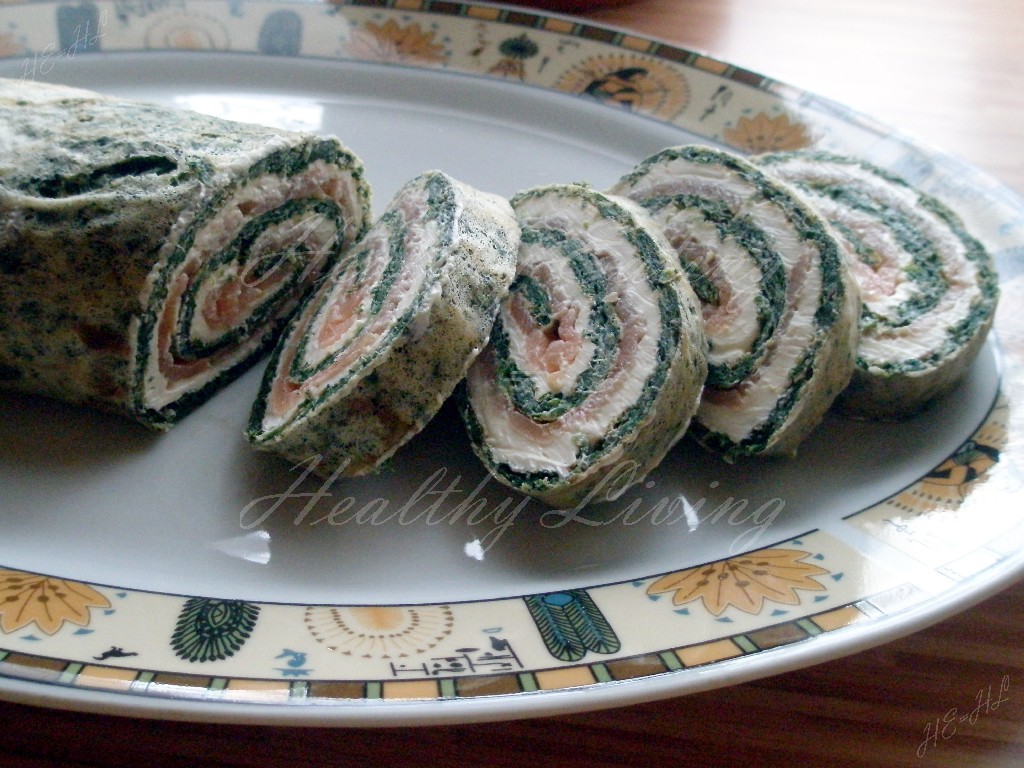 Spinach roulade