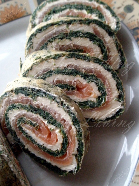 Spinach roulade