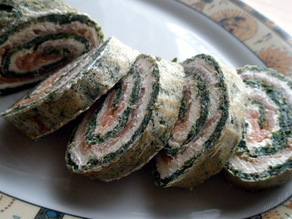 Spinach roulade