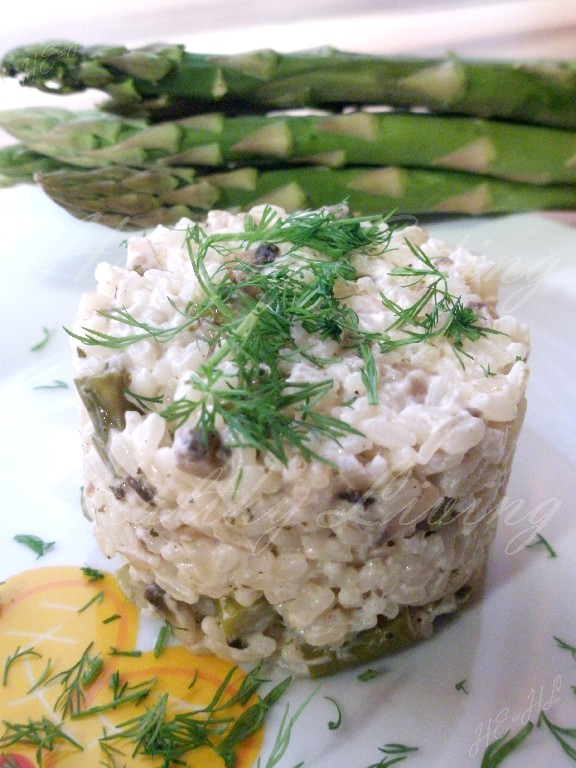 Risotto with asparagus and mascarpone