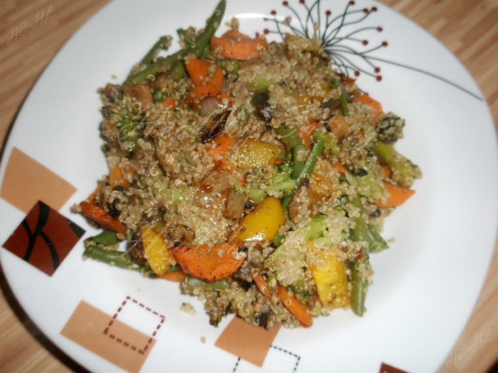 Quinoa with vegetables