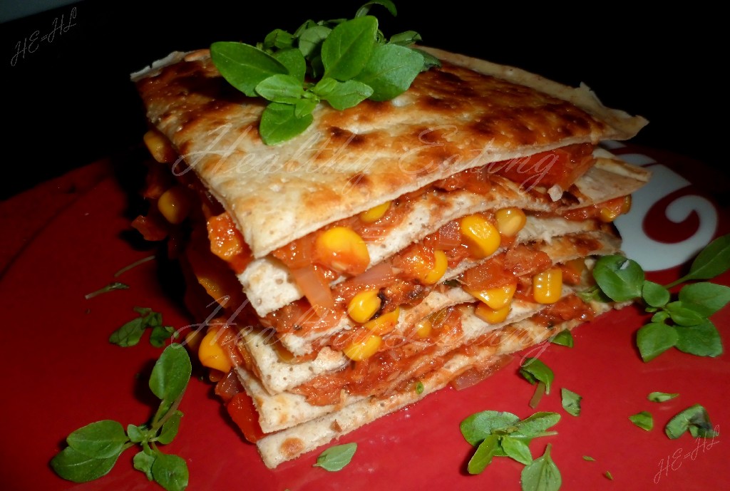 Tuna pancake lasagne