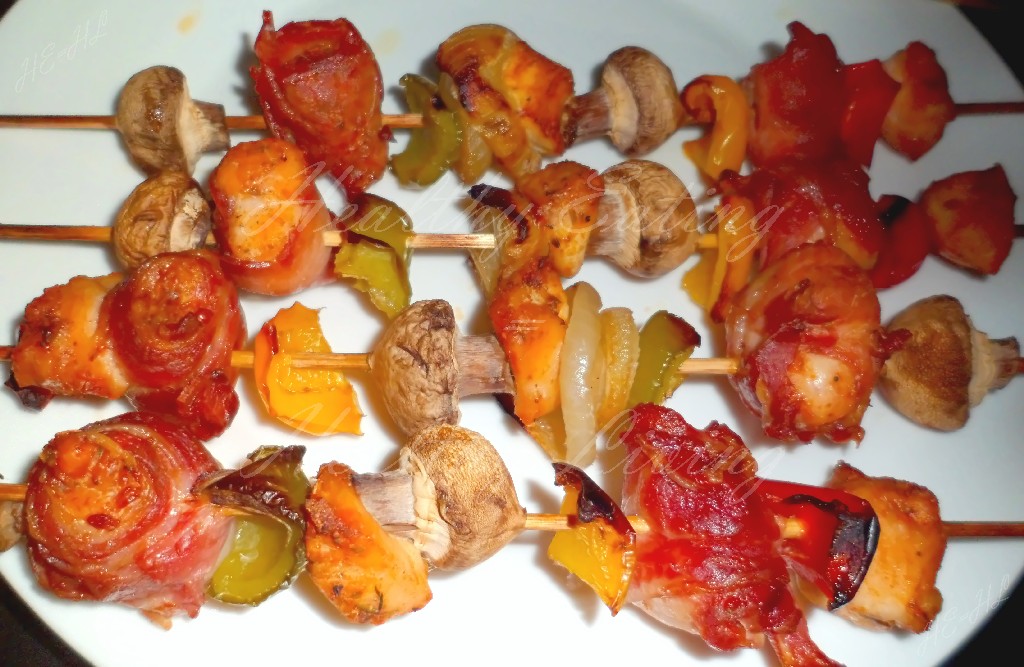 Roasted skewers