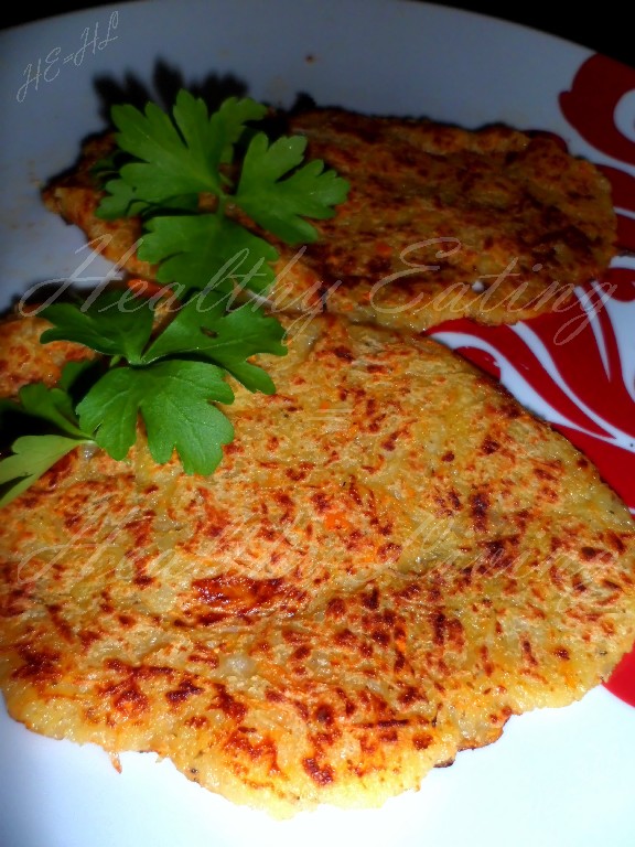 Potato-carrot fritters