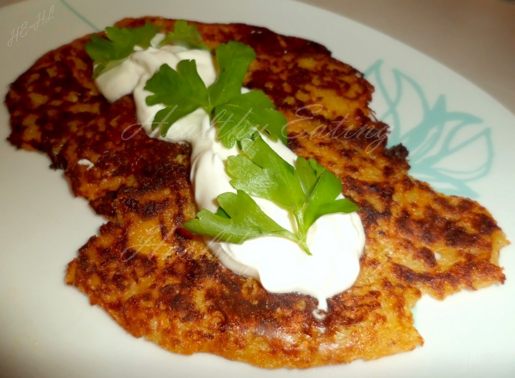 Potato-carrot fritters