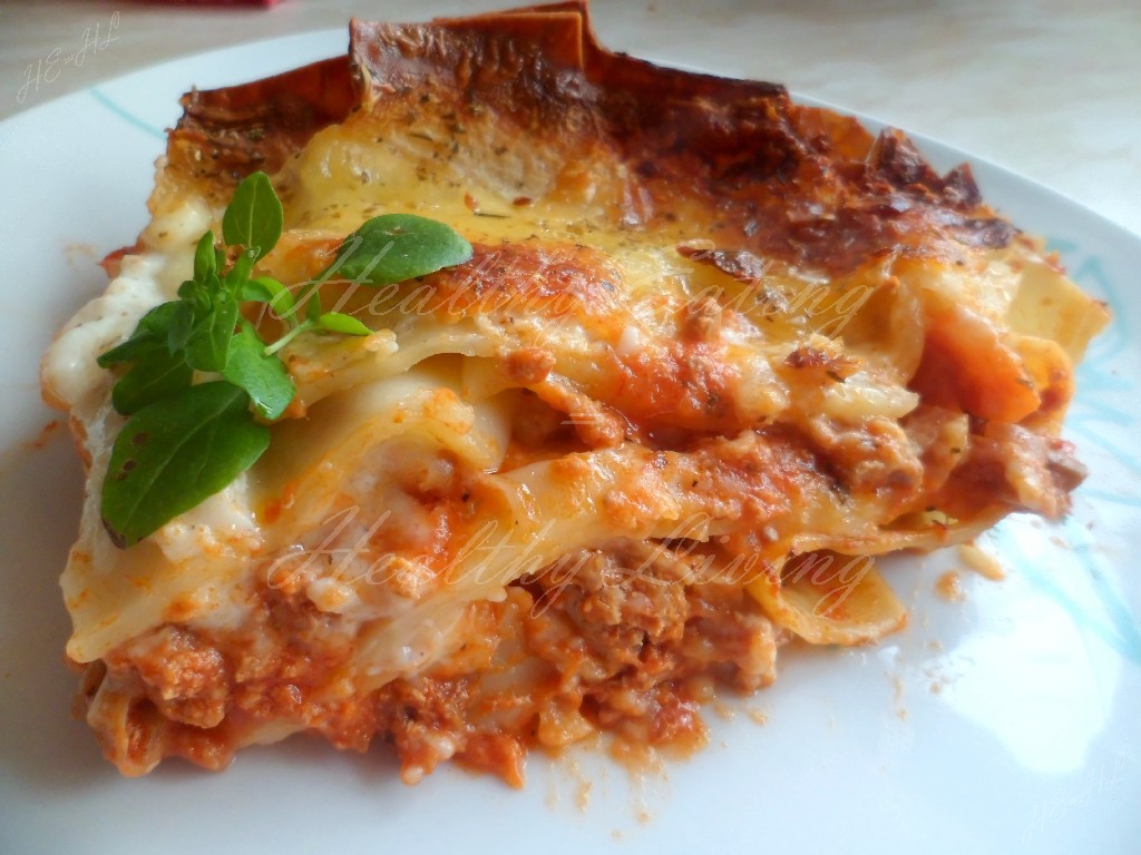 Lasagne indyczo-wołowe