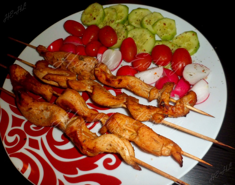 Pepper-curry skewers