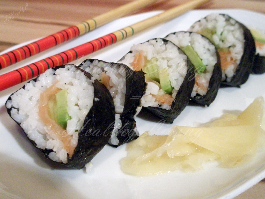 Homemade sushi