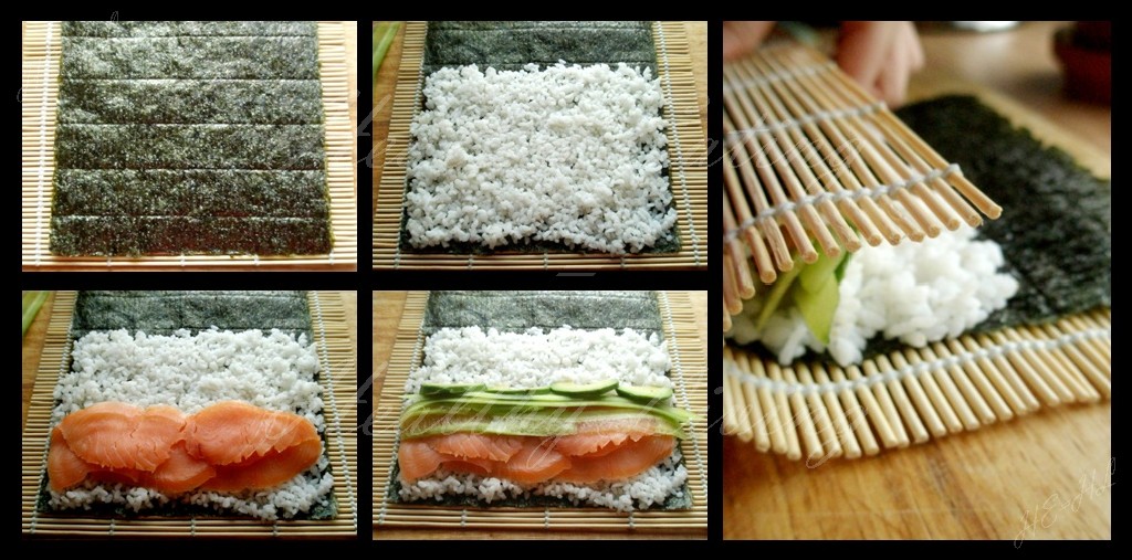 Homemade sushi