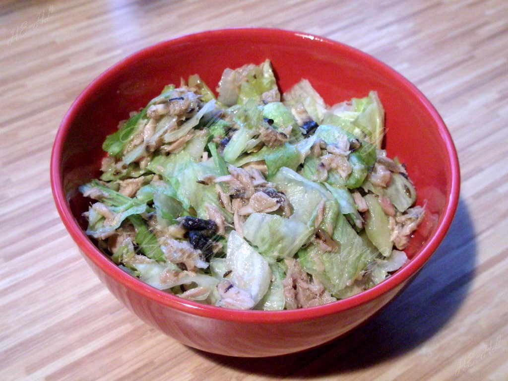 Tuna salad with cucumber