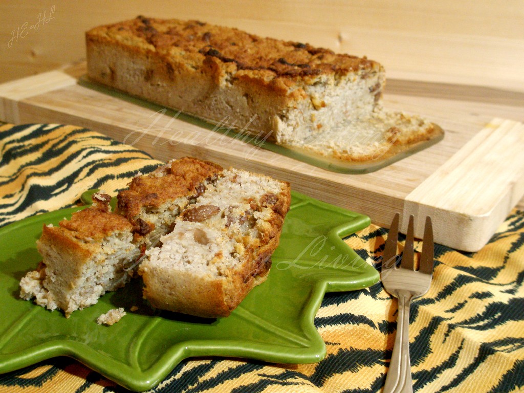 Banana cake with millet