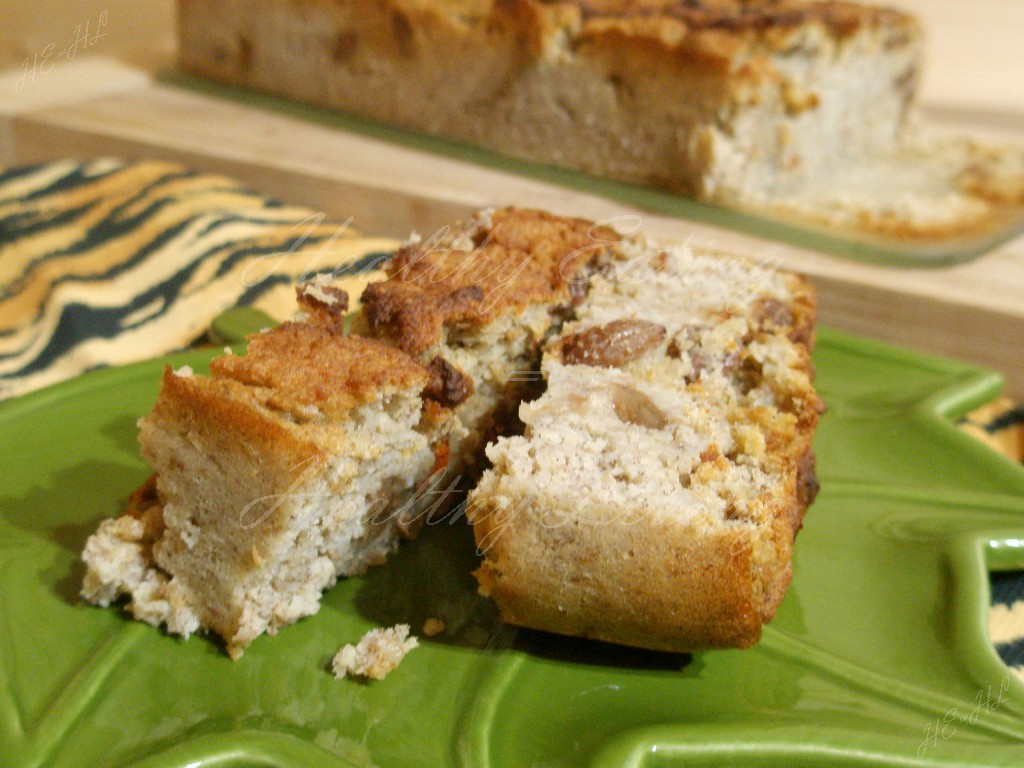 Banana cake with millet