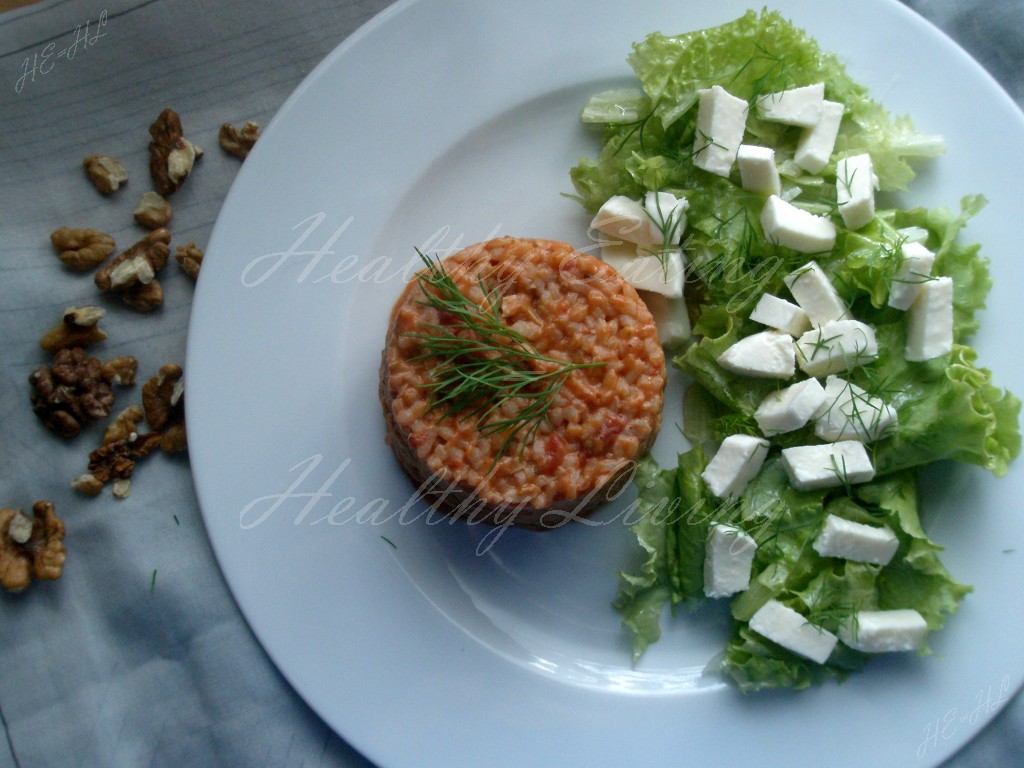 Tomato-coconut risotto