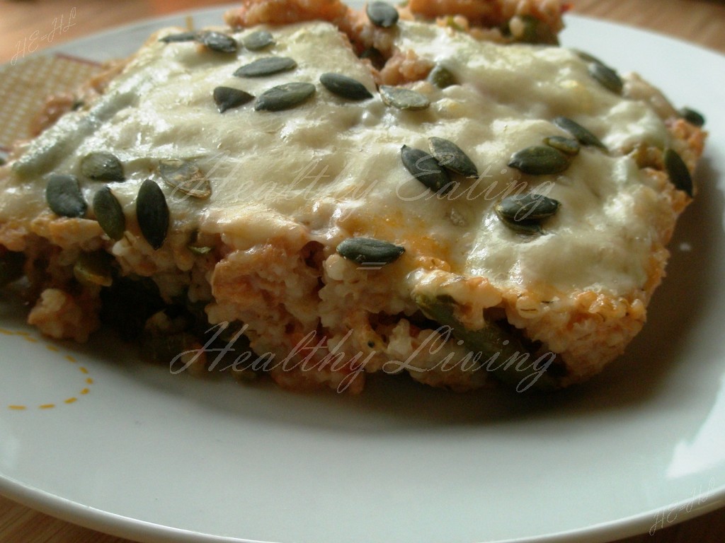 Casserole with smoked fish