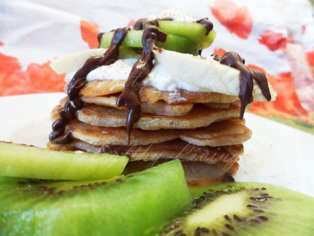 Eggless apple fritters