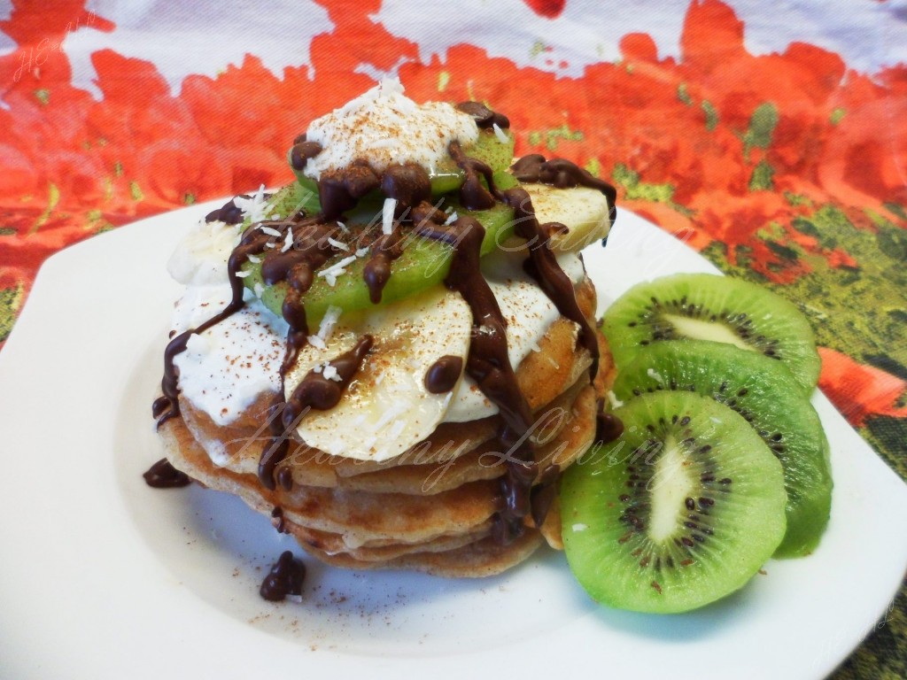 Eggless apple fritters