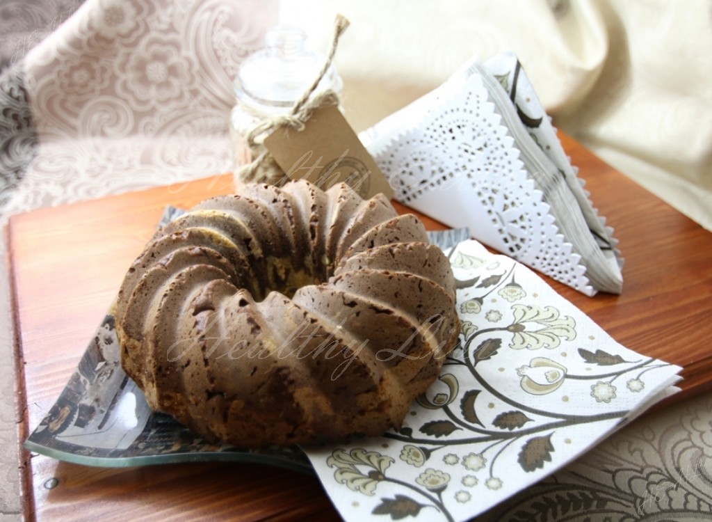 Lemon-cocoa bundtcake