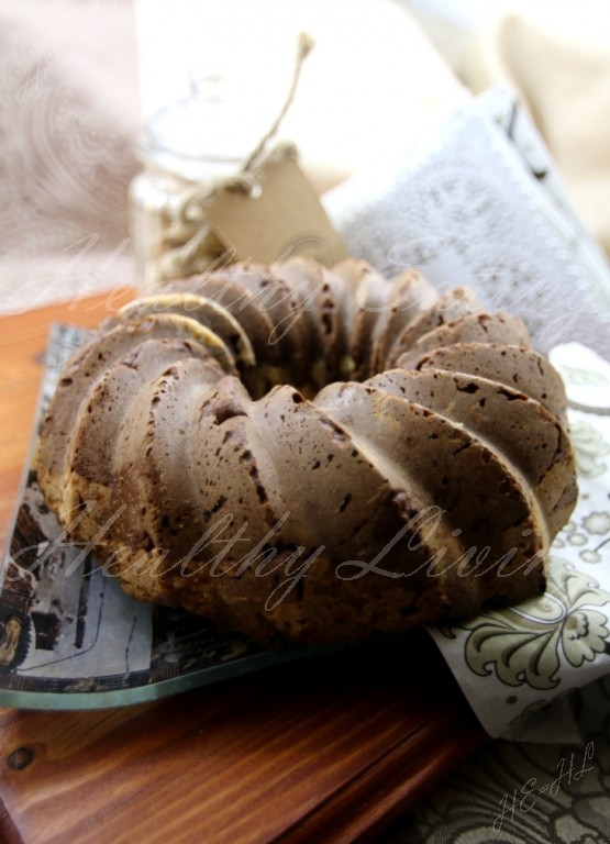 Lemon-cocoa bundtcake