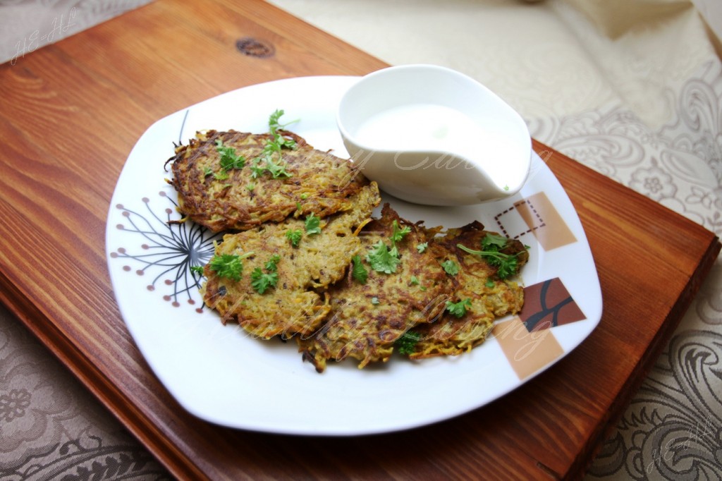 Fritters with celery