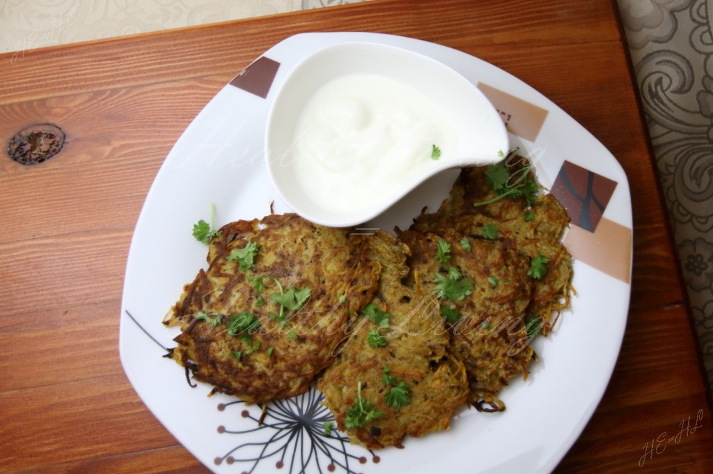 Fritters with celery