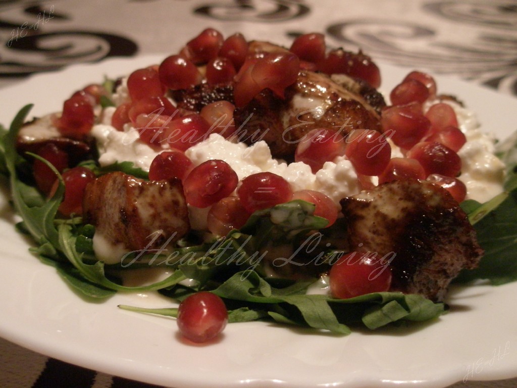 Salad with pomegranate