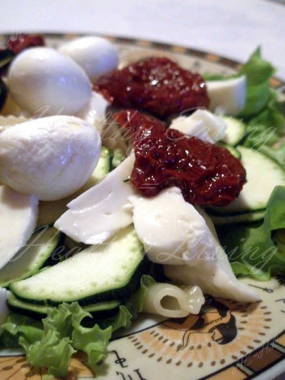 Salad with zucchini